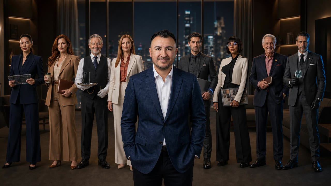 Chris Olave junto a su equipo actualizado de agentes de inteligencia artificial